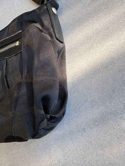 Coach Poppy Black Poppy Two-Way Handbag