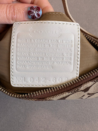 Coach Demi Beige Shoulder Bag