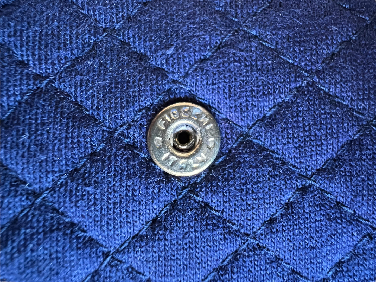 Chanel Chain Pouch Jersey Navy