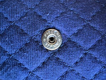 Chanel Chain Pouch Jersey Navy