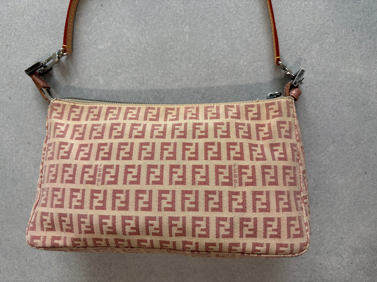Fendi Baguette Bag Zucchino Monogram