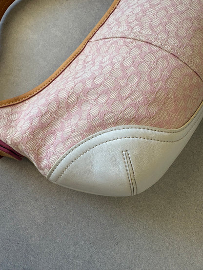Coach Soho Shoulder Bag Pink Monogram