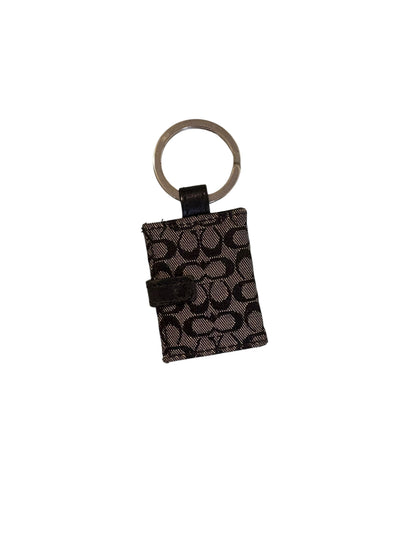 Coach photo keyring black