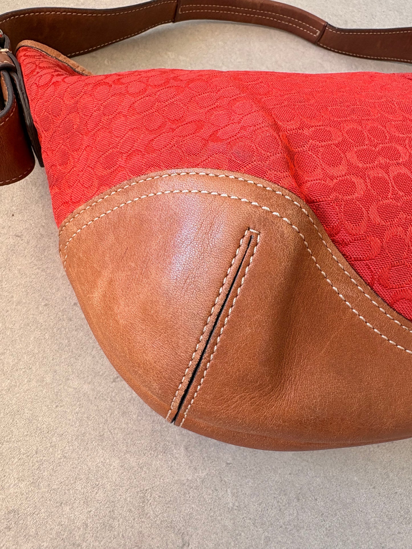 Coach Soho Monogram Bag Red