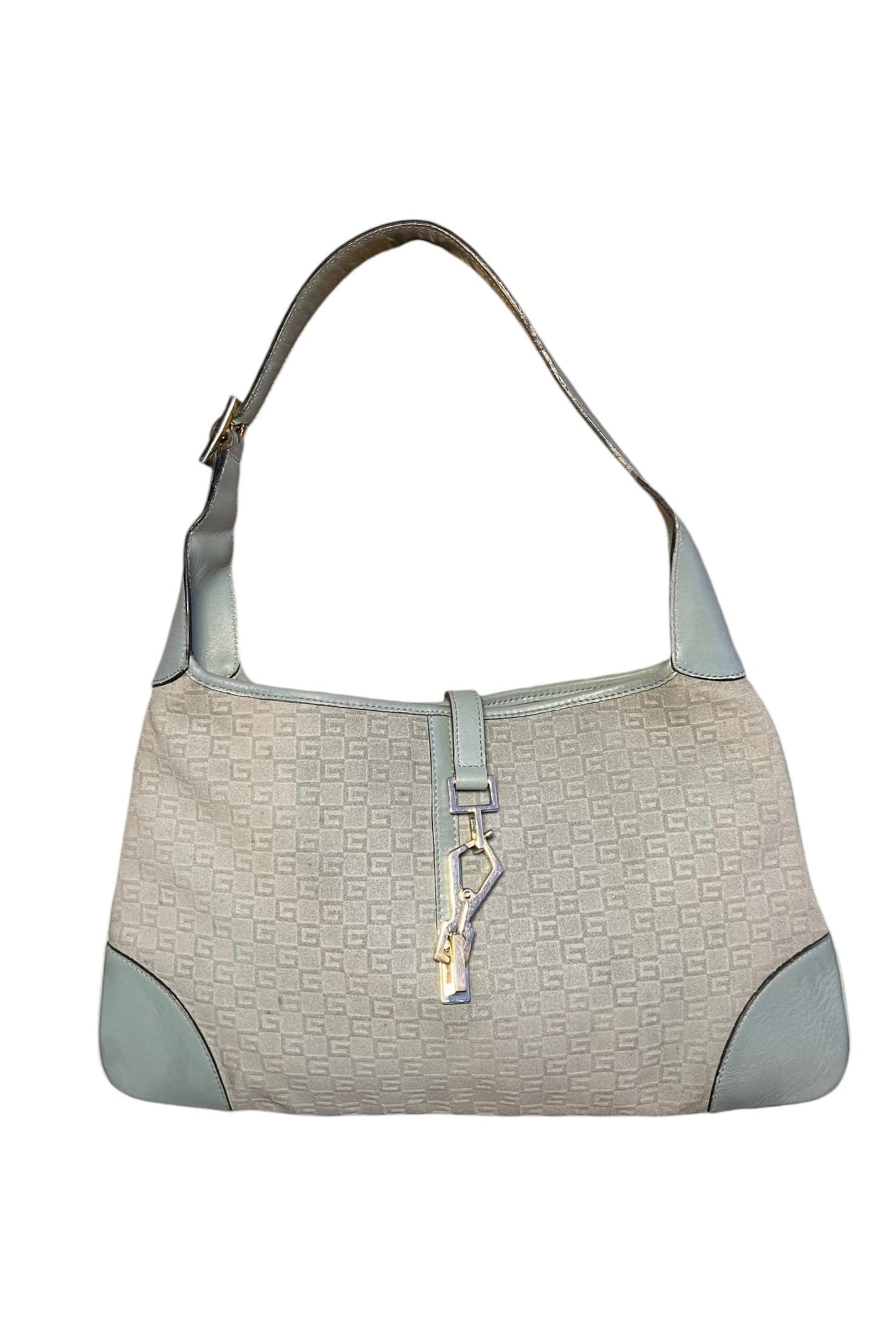 Gucci Blue GG Monogram Jackie Bag