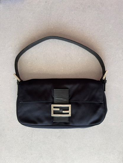 Fendi Baguette Shoulder Bag Black