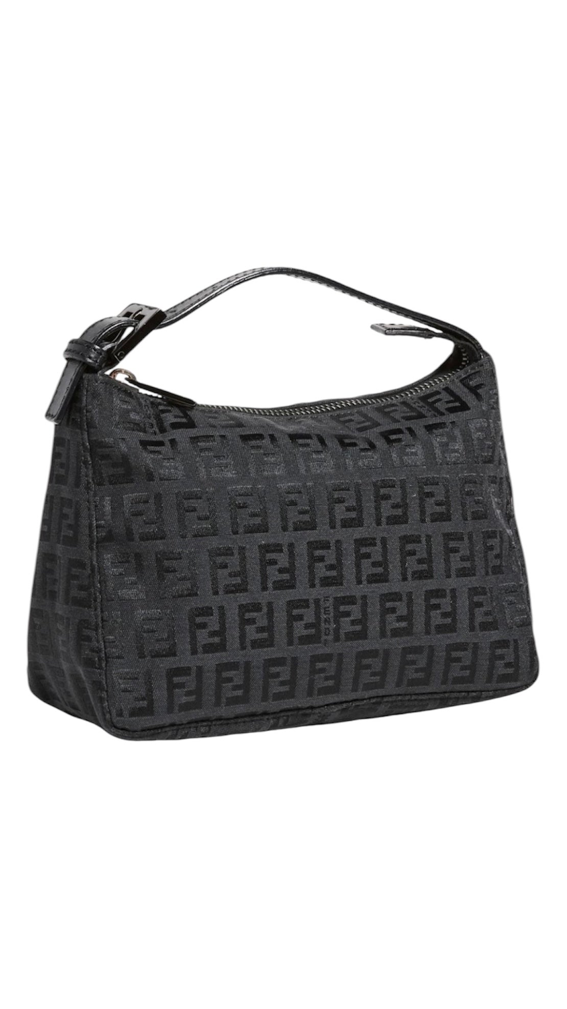 Fendi Black Pochette Cloth Bag