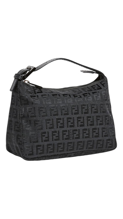 Fendi Black Pochette Cloth Bag