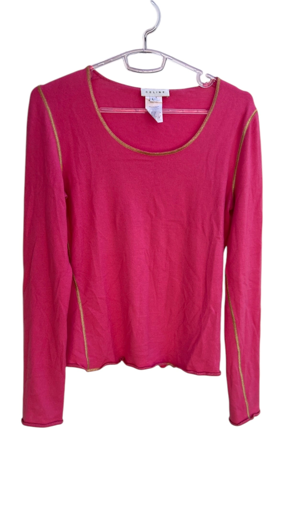 Celine Cashmere Long Sleeve Top