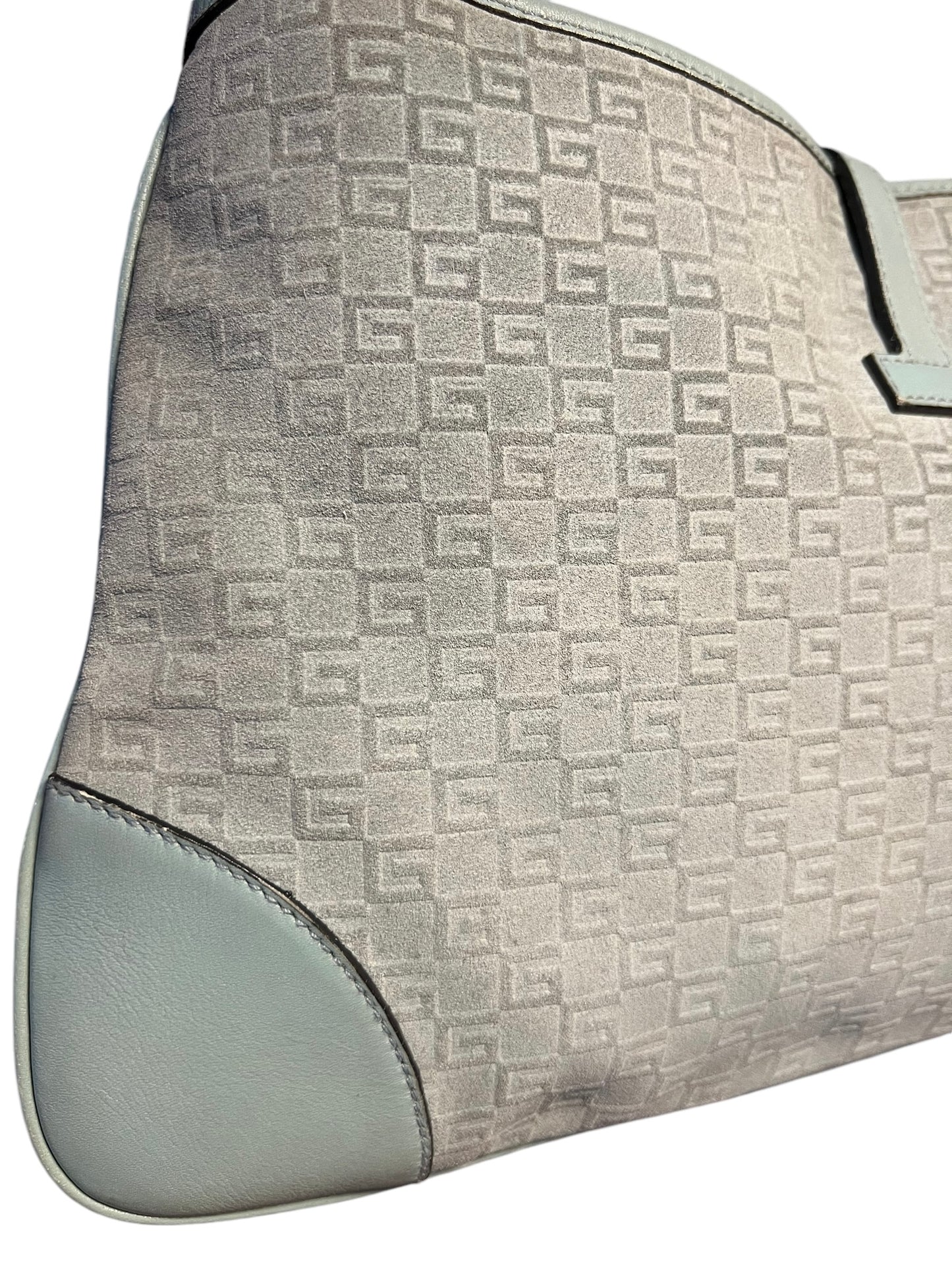 Gucci Blue GG Monogram Jackie Bag