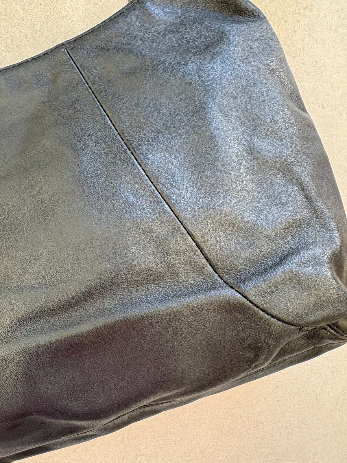 Coach Soho Black Leather Shoulder Bag