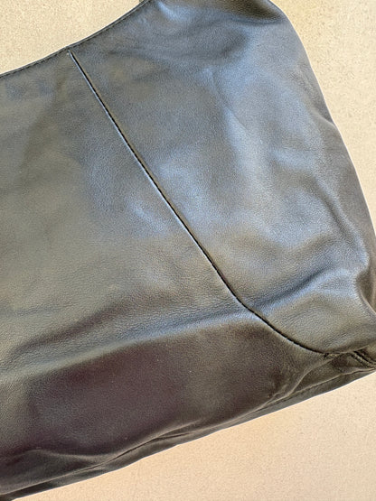 Coach Soho Black Leather Shoulder Bag