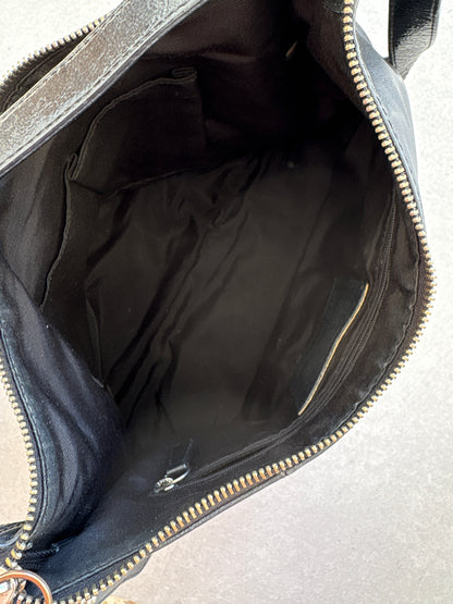 Coach Soho Black Leather Shoulder Bag