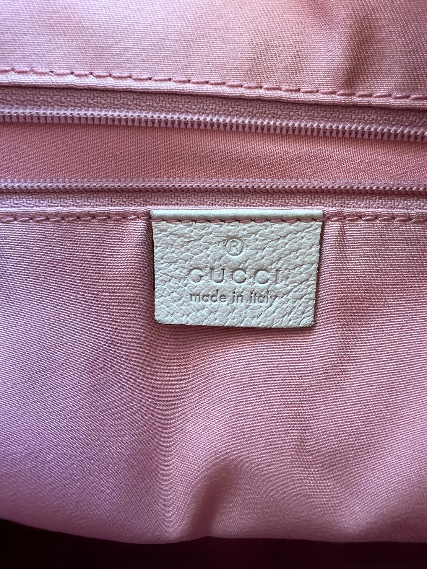 Gucci GG Monogram Abbey Cloth Bag