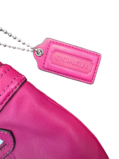 Coach Pink Leather Daisy Shoulder Bag