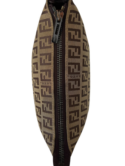 Fendi Brown Zucchino Mamma Baguette Bag