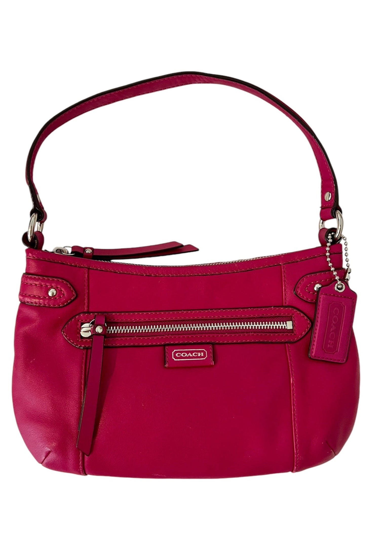 Coach Pink Leather Daisy Shoulder Bag