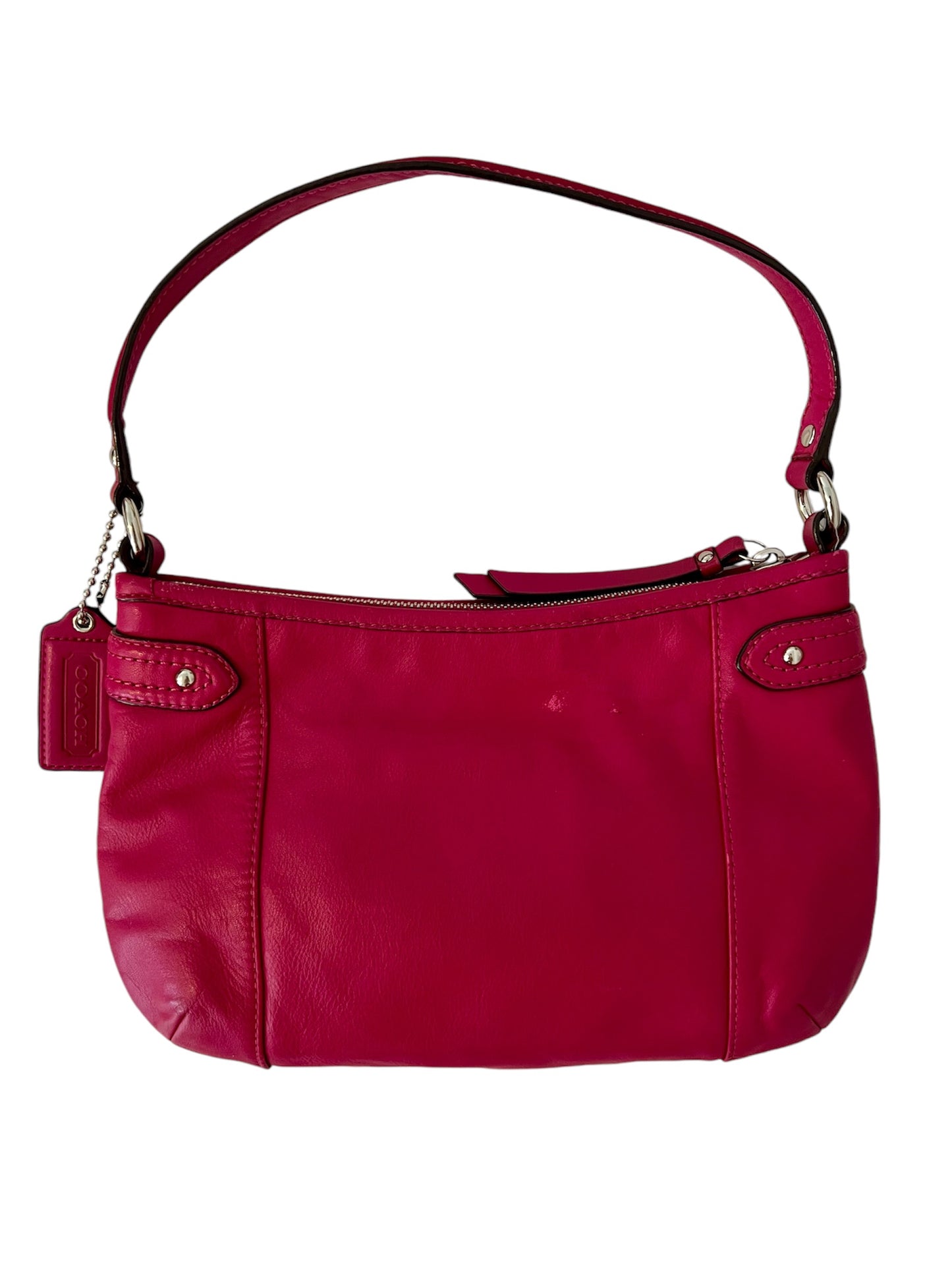 Coach Pink Leather Daisy Shoulder Bag